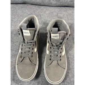 Vans Sk8- High Pig Suede - Moss Grey Size 8 Womens